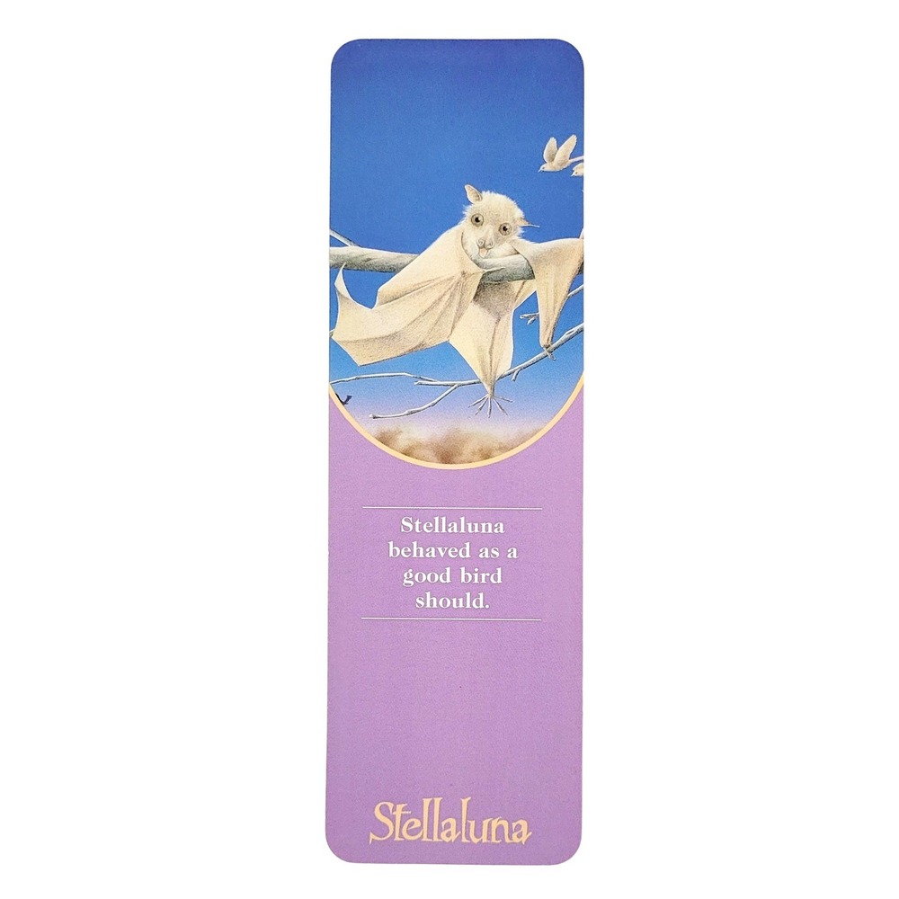 Vintage 90s Stellaluna Bookmark- good bird- Jane Cannon- 1993 Antioch, KGO-41351